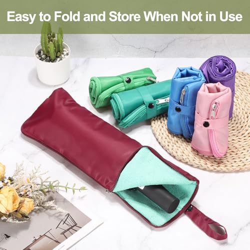 uxcell Wet Umbrellas Bag 12.6x4.8" Waterproof Oxford Cloth Reversible - color: Black, size: 12.6x4.8"