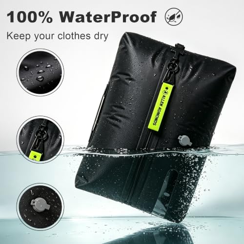 2 Pack 34L Extra Large Vacuum Travel Bags with Electric Pump | Waterproof compression vacation camping boating and outdoor sports storage