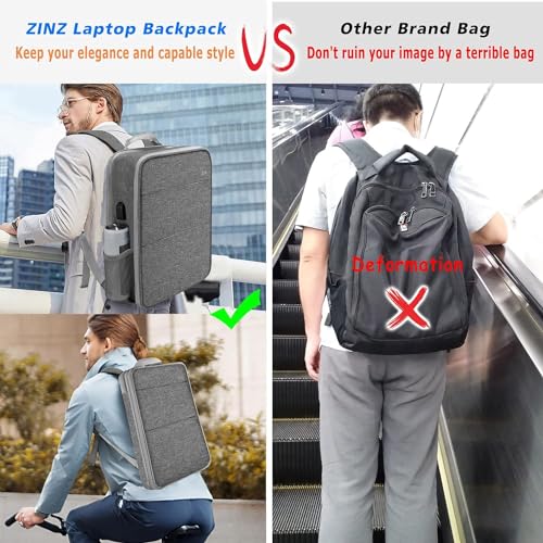 ZINZ Slim & Expandable Laptop Backpack 15 15.6 16 Inch, D01G02 - color: D01g02, size: 15"-16"