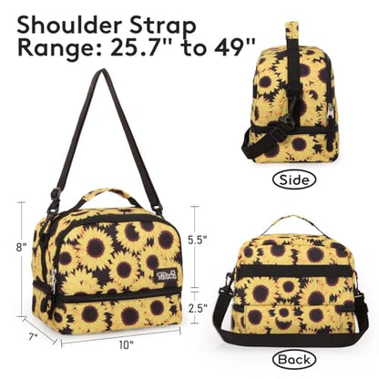 Tilami Rolling Backpack for Boys and Girls,Sunflower - color: Sunflower