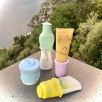 Rinseroo LeakLocks® Toiletry Skins™ Elastic Sleeve for Travel Container