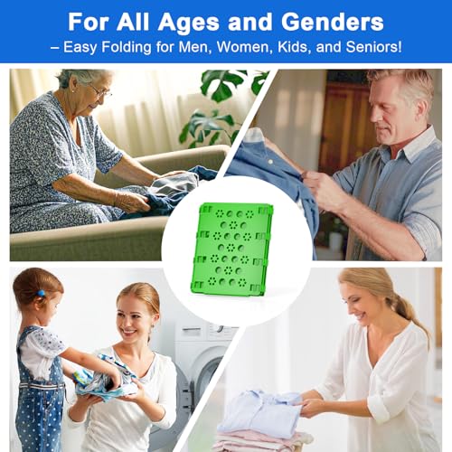 BoxLegend V3 Shirt Folder Board Tshirt Clothes Folding Board Durable Green - color: Light Green
