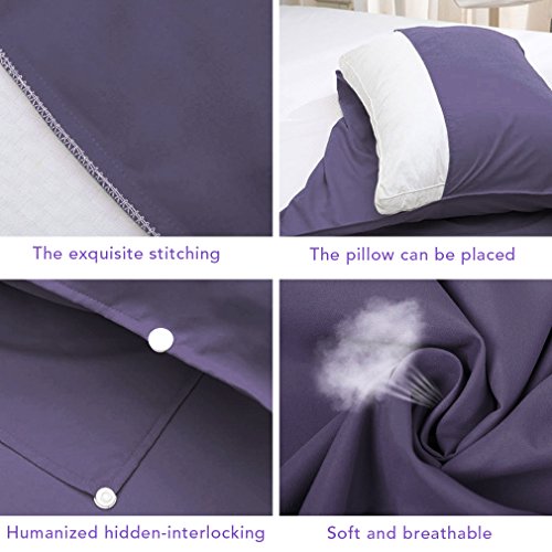 Sleeping Bag Liner All-Season Travel Sleep Sack for Adults - color: Purple, size: 83x46"