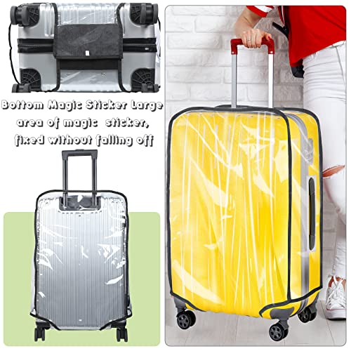 8 Pcs Clear Luggage Cover, 20 Inches, 24 Inches, 28 Inches, 30 Inches