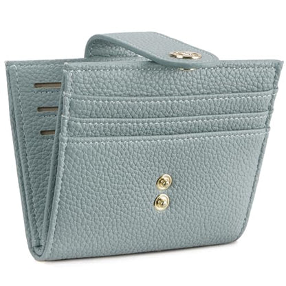 BOSTANTEN Slim Wallet Women Small RFID Blocking Credit Card Holder - color: Blue