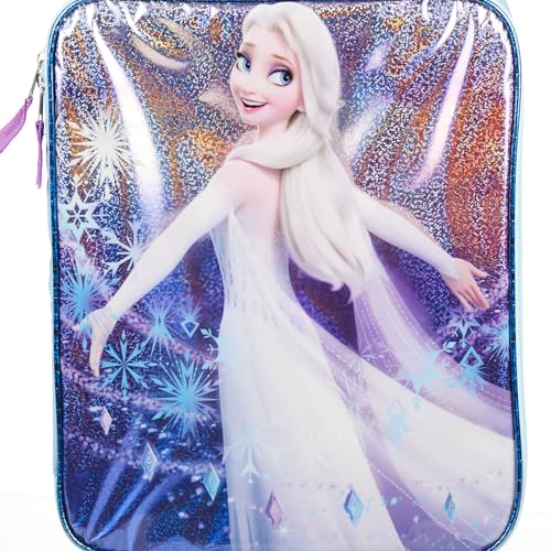 Frozen 2 Anna & Elsa Formal Wear 14" Youth Purple Soft Sided Luggage - color: Frozen 2 Anna & Elsa