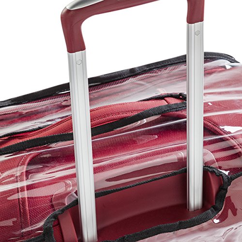 BLASANI Luggage Protector Suitcase Clear PVC Waterproof TSA Aproveed Cover Fits Most (20"~21") Bags
