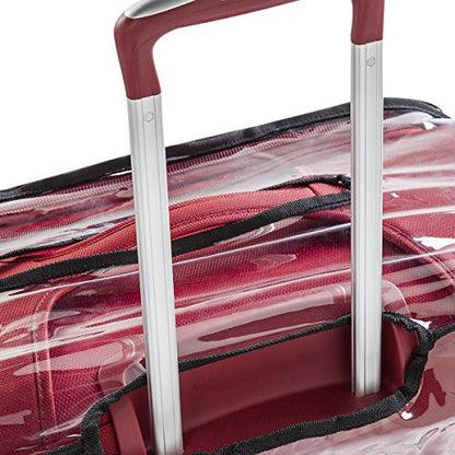 BLASANI Luggage Protector Suitcase Clear PVC Waterproof TSA Aproveed Cover Fits Most (20"~21") Bags