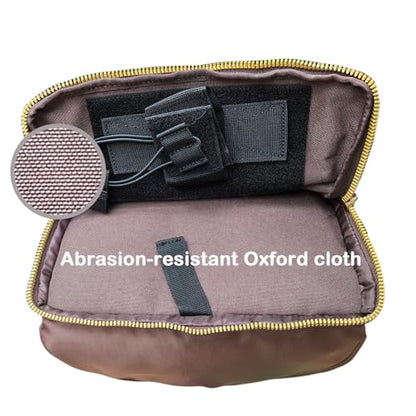 Security Carry Bum Bag CCW Fanny Pack with RFID Pouch (Caramel) - color: Caramel