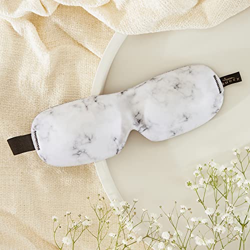 Bucky 40 Blinks No Pressure Printed Eye Mask for Travel & Sleep, Marble, One Size - color: Marble, size: 1 Count (Pack of 1)