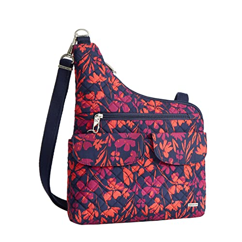 Travelon Anti-Theft Classic Crossbody Bag - color: Painted Floral