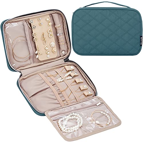 BELALIFE Travel Jewelry Organizer - color: Lake-Blue