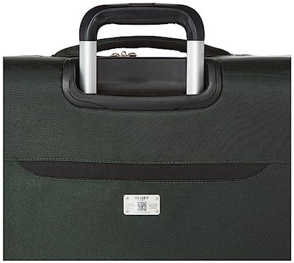 DELSEY PARIS Sky Max 2.0 Softside Expandable Luggage with Spinner Wheels, Green, 2-Piece Set (21/24) - color: Green, size: 2-Piece Set (21/24)