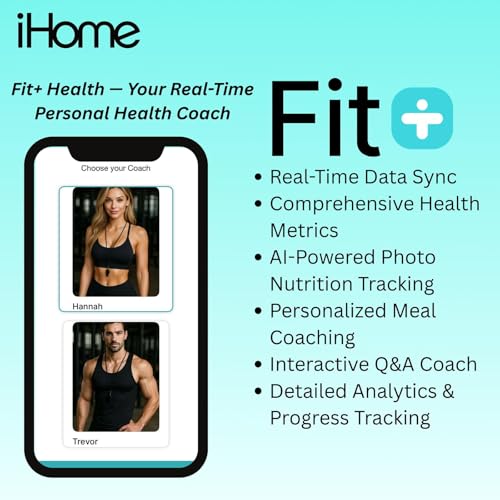 iHome Digital Bluetooth Smart Scale for Body Weight, Weight Scale, Including BMI, Body Fat, Muscle Mass, Batteries Included (Black Smart Bluetooth) - color: Black Smart Bluetooth, size: One Size