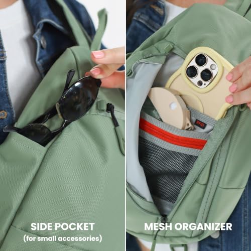 Sherpani Wayfarer, Sling Bag for Women, Crossbody Backpack (Olivine) - color: Olivine