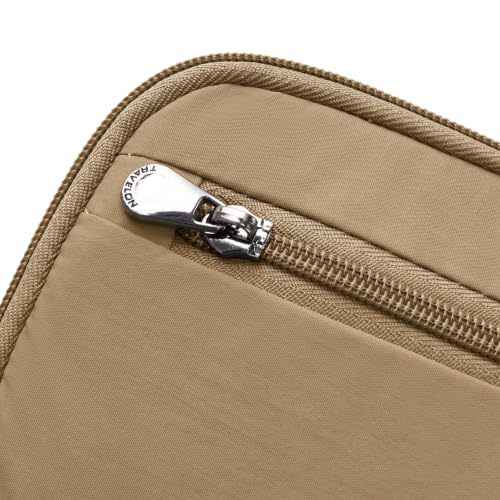 Travelon RFID Blocking Family Passport Wallet - color: Latte