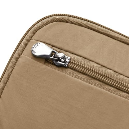 Travelon RFID Blocking Family Passport Wallet - color: Latte