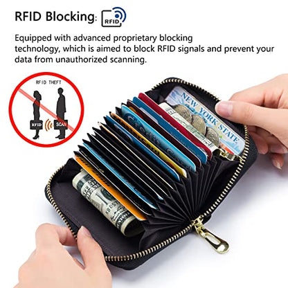 imeetu Rfid Credit Card Holder, Businese Card Case, Wallet for Women Men - color: Pro - Grey