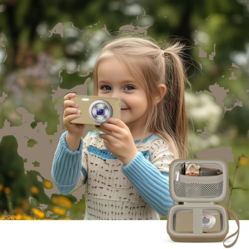 ALKOO Digital Camera Case for CAMKORY, Camera Pouch for KODAK Pixpro -Brown - color: Brown