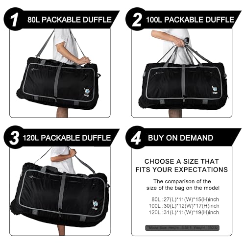 Bago Rolling Duffle Bag with Wheels - 30" 100L Foldable Weekender Bag, Waterproof Travel Duffel Bag, Heavy Duty Lightweight Duffle Bag for Traveling, Rolling Duffel Bag with Wheels (Pink2023) - color: Pink, size: 100L