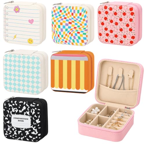Weysat 6 Pcs Back to School Teacher Jewelry Box Gifts Travel Size