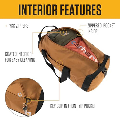 Carhartt Classic 60L Round Duffel Gravel - color: Gravel, style: 60l
