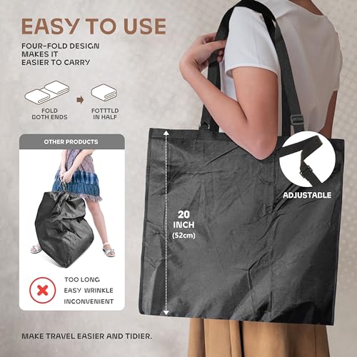 Lazebox 65" Travel Garment Bag with Accessories Zipper Pocket, Heavy Duty Suit Bag for Suits, Tuxedos, Dresses, Coats, Black, 1 pack - size: 65inch-1 pack-Black