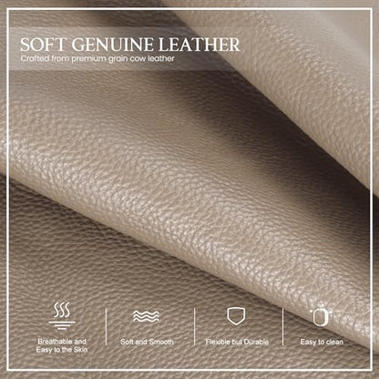 befen Genuine Leather Anti Theft Small Crossbody Sling Bags for Women - color: Taupe