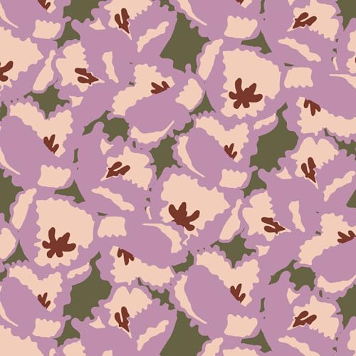 Hardside Mini Adair Spinner Suitcase, Curly Tulips Purple, One Size - color: Curly Tulips Purple