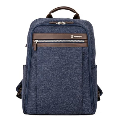 Travelpro Platinum Elite Slim Laptop Backpack, Blue, 16-Inch - color: True Navy Blue, size: 16 inches