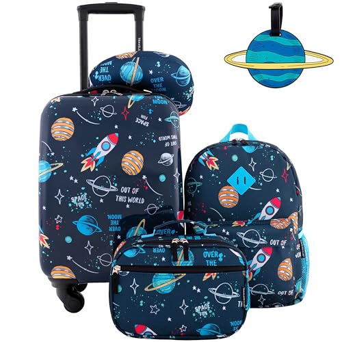 Travelers Club Kids Luggage, Space, 5-Piece Set - color: Space