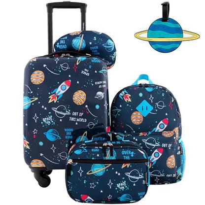 Travelers Club Kids Luggage, Space, 5-Piece Set - color: Space