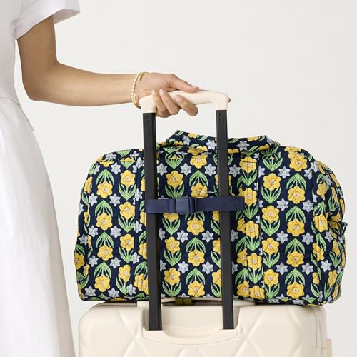 Vera Bradley Women's Miramar Weekender Travel Bag - Premium Cotton - color: Blooming Paisley