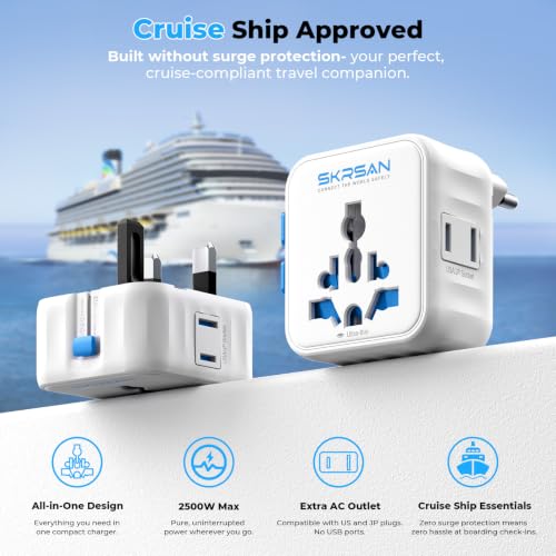 Aura Mini Global Plug 2 Pack, Pocket-Sized (Arctic White) - color: Arctic White