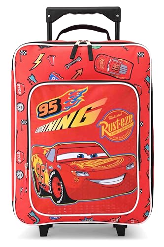 Fast Forward Cars Luggage 16" Soft Side Wheeled Pilot Case- Rolling Suitcase 16x12x5 - color: Cars 16"