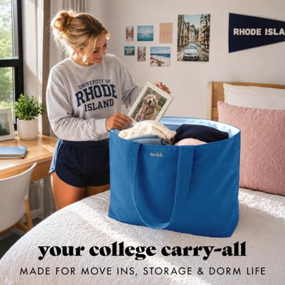 Fit & Fresh All The Things XL Beach Bag for Women, Oversized Travel Tote - color: Cobalt