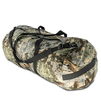 131L Expedition Camo Duffle Bag, Heavy Duty Weatherproof Ripstop Travel Bag - color: Desert Shadow, size: 16" x 40" (131 Liters)
