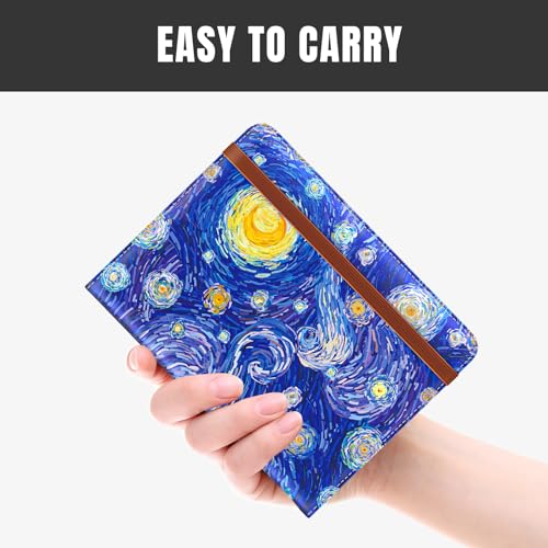 Rimilak Passport Holder,RFID Blocking Passport Cover, Starry Sky - color: Starry Sky