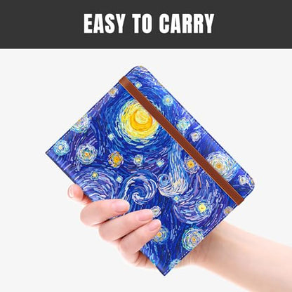 Rimilak Passport Holder,RFID Blocking Passport Cover, Starry Sky - color: Starry Sky