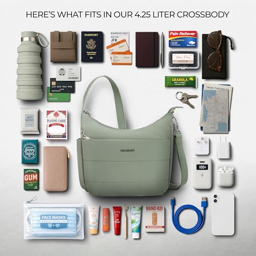Travelon Anti-theft Roam Medium Crossbody - color: Moss
