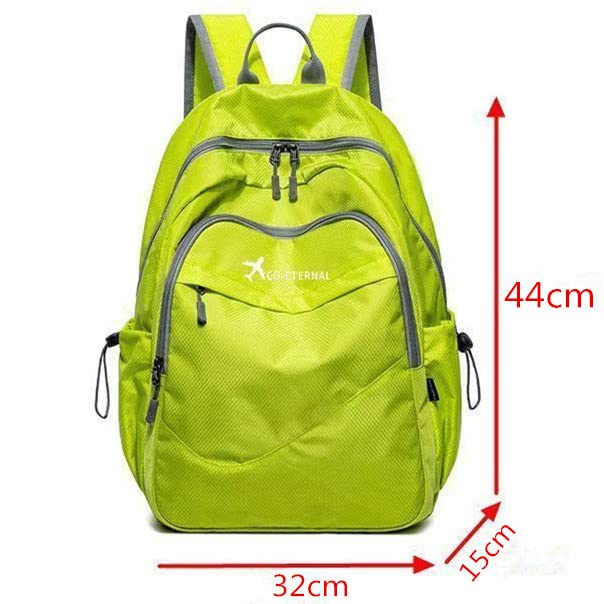 Geboldil Men's and women's lightweight foldable hiking travel backpack waterproof camping backpack blue - color: Blue