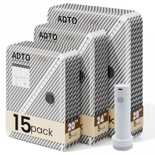 15 Pack Travel Vacuum Storage Bags for Clothing with Rechargeable Pump, Compression Packing Bags for Luggage and Suitcase, Space Saver Seal Bags for Clothes Travel Essentials - size: 15 Combo Travel Size