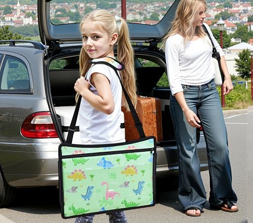 Car Seat Tray,Toddler Road Trip Essentials With Drawing Kit - color: Green