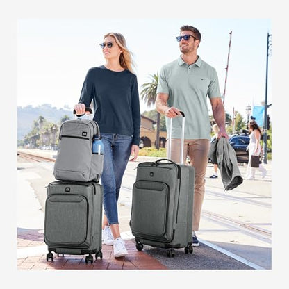 TravisMathew Quad Carry-On Spinner TMB400, Black - color: Black