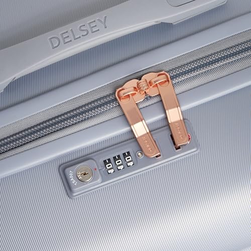 DELSEY PARIS Cruise 3.0, 26 Inch Checked Trunk Luggage, Platinum - color: Platinum, size: Checked 26 Inch Trunk