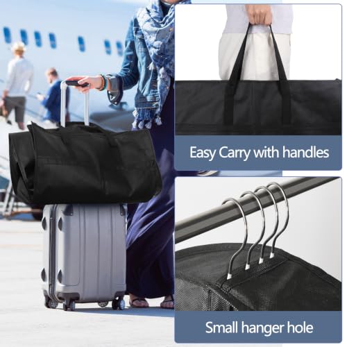 2 Pack 65" Long Garment Bags for Dress Travel Garment Bag - size: 65" 2Pack