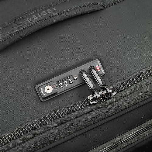 DELSEY PARIS Cruise 3.0, 28 Inch Checked Softside Luggage, Black - color: Black, size: Checked-Large 28 Inch