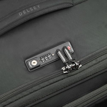DELSEY PARIS Cruise 3.0, 28 Inch Checked Softside Luggage, Black - color: Black, size: Checked-Large 28 Inch