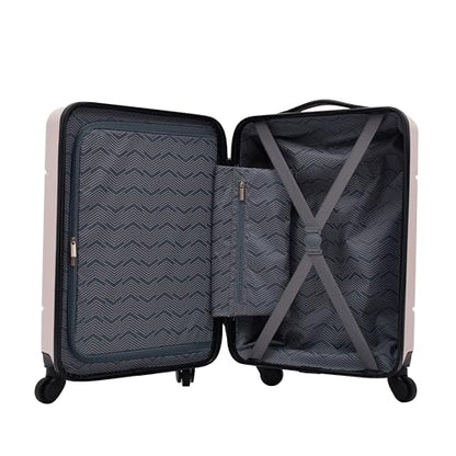 Travelers Club Skyline 22" Carry-On Spinner Luggage, Filmy - color: Filmy