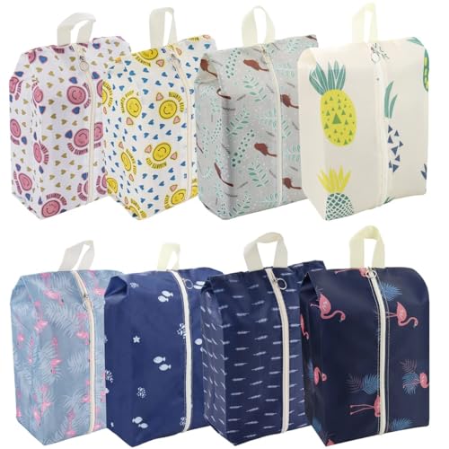 Travel Shoe Bags Waterproof Portable Shoe Storage Pouch with Handle for Men & Women - style: Style 1